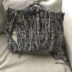 Off shoulder super soft top